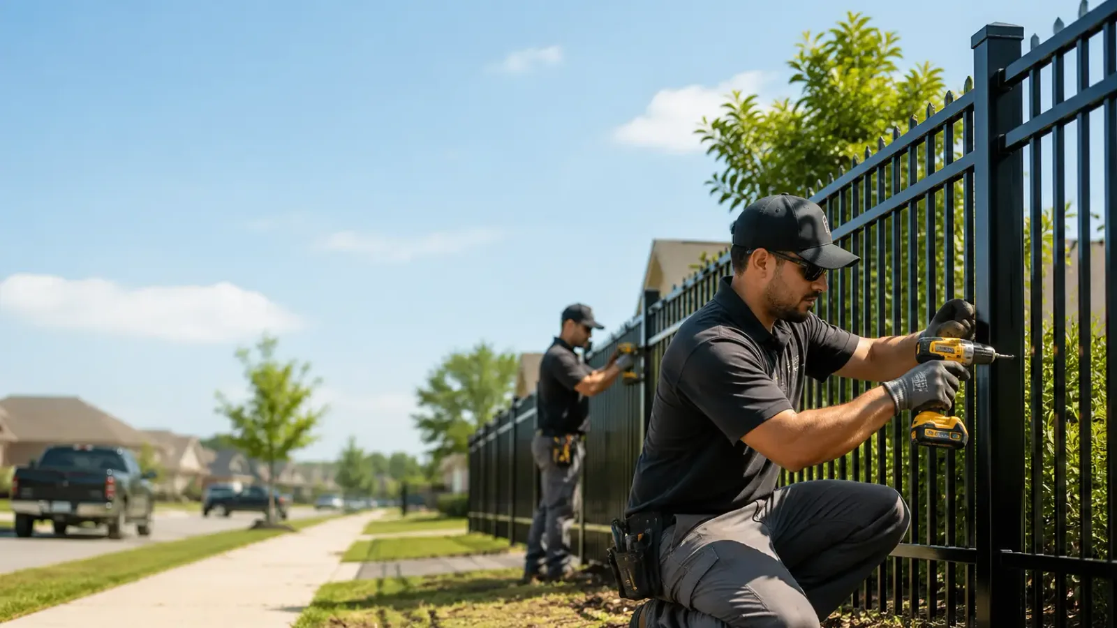 Metal Fence Installation in Burton, OH